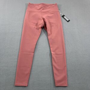 Linc Active Want It Legging Womens Large Deco Rose High Rise Ribbed Yoga Pants